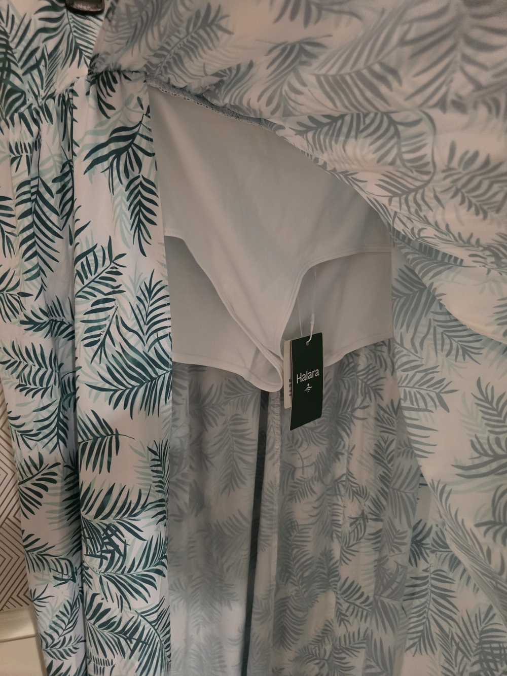 HALARA Aqua Leaf Split Maxi Skirt - Picture 7 of 8